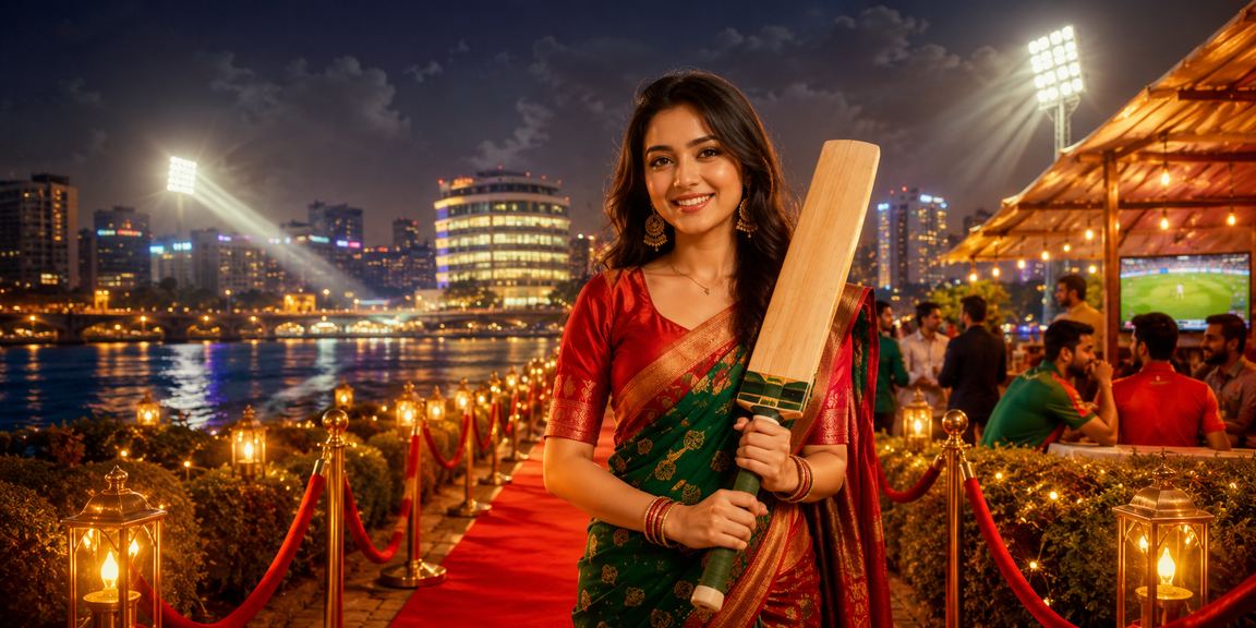 ঢাকায় চা বাগানের পরিবেশে ক্রিকেট ম্যাচ অডস দেখছেন একজন উৎসাহী বেটর